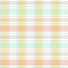 Rainbow Pastel Plaid textured Seamless Pattern