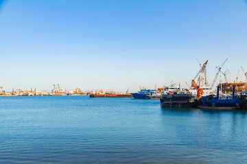 Tianjin Port cargo terminal scenery