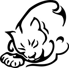 Panther - Wild Animals - Logo Animal Vector, Animal Silhouette Stencil