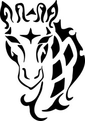Giraffe - Wild Animals - Logo Animal Vector, Animal Silhouette Stencil