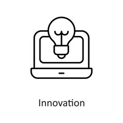  Innovation vector filled outline Icon Design illustration on White background. EPS 10 File