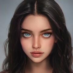 Naklejka premium Portrait of a woman