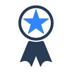 Achievement, award, bookmark, favorite, star icon 
