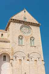 Fototapeta na wymiar Detail of Trani Cathedral, Apulia Italy