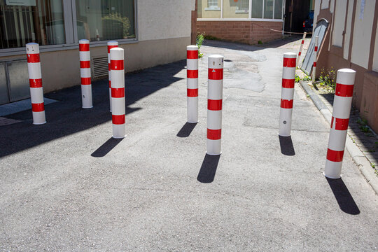 bollards to protect the pedestrian zone against terrorist attacks with vehicles in Germany