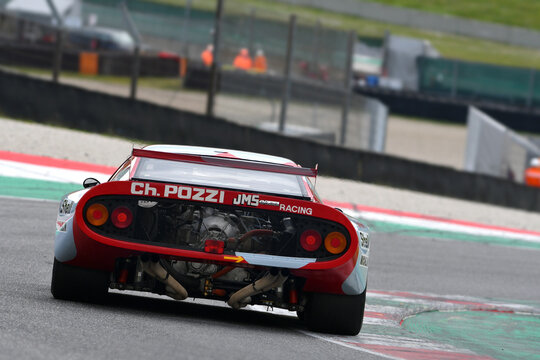 Scarperia, 3 April 2022: Ferrari 512 BB LM Le Mans 1979 3M in action during Mugello Classic 2022 at Mugello Circuit in Italy.