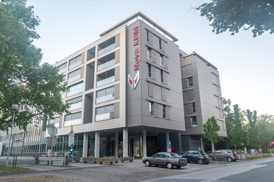 Maribor, Slovenia - June 2, 2022: Nova Kreditna Banka Maribor Slovenska Bank.