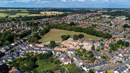 An aerial view of the Recreation Ground (aka 