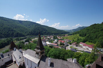 Fototapeta premium Orava Castle, Oravský hrad, Arwaburg, Árva vára, zamek orawski, Slovakia