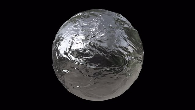 silver Liquid Ball