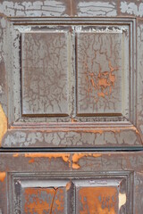 old wooden weathered door