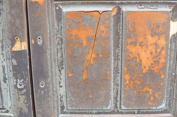 old wooden weathered door