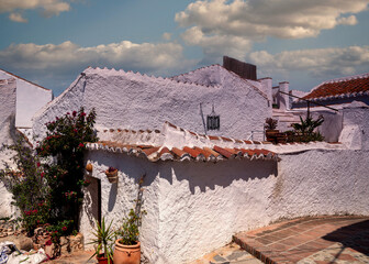 Altes Dorfhaus in einem Bergdord in Spanien