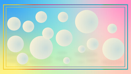 colours; feminine; heaven; sphere; no people; minimal; postcard; rainbow; gradient; lovely; pastel; presentation; cosmetic; curve; vibrant; booklet; soft; transparent; warm; bubble; advertising; festi