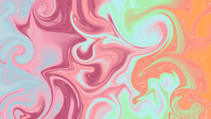 abstract colorful background, blending paints
