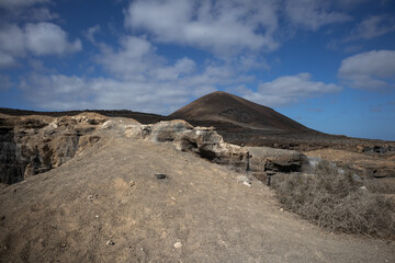 Vulcanic landscape, Lanzarote, Spain