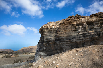 Fototapeta premium Vulcanic landscape, Lanzarote, Spain