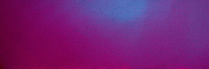 Cement texture with Cyan and Magenta colors. Neon color wall background.
