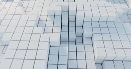 3d cubes made in blender