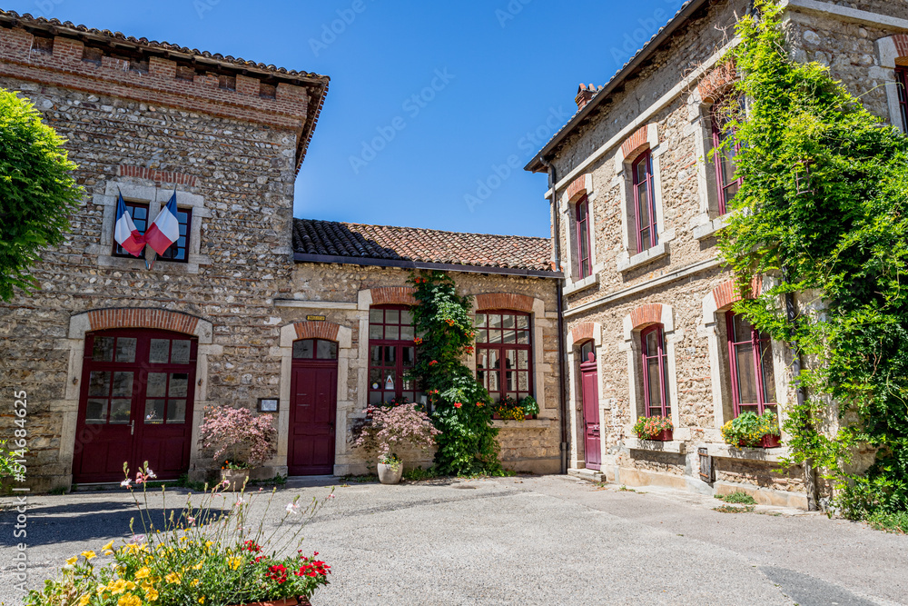 Canvas Prints La cité médiévale de Pérouge
