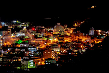 Fototapeta premium city skyline at night