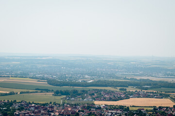 aerial view of the city