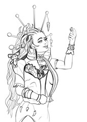 Witch considering her strange purchases