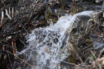 Water Fall in the Mountains
