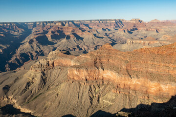 scenic view to north rim at the grand canyon