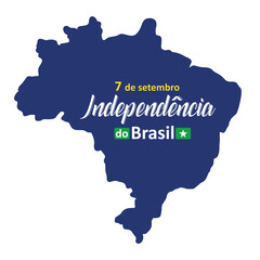 Brazil independence day 7 de setembro. 7 september Independência do Brasil
