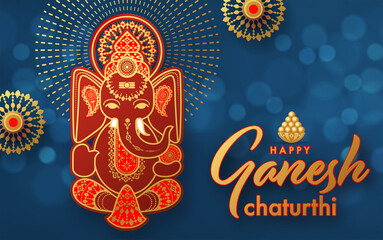 Happy Ganesh Chaturthi greetings festival