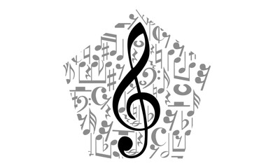 musical scale Art vector