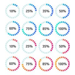 Circle Loading and Progress Bars Collection Set