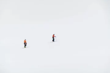 Crédence de cuisine en verre imprimé Denali Skiers
