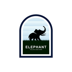 Animal Conservation Logo design. Wildlife Safari Logo design inspiration