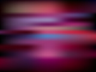 Blurred mesh gradient night light style. black, blue, violet, pink and orange background. abstract smooth wallpaper, multicolor vector