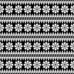 Retro daisies pattern