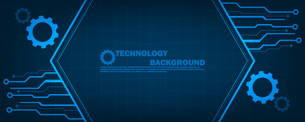 Geometric abstract technology background - future lines and dots connection digital data and big data concept EP.38