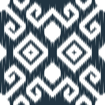seamless ethnic cloth vector pattern vector tie-dye shibori printed with stripes and chevron bohemian fashion Infinite texture. Background color can be changed.EP.69