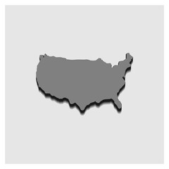 Fototapeta premium map united status logo illustration design