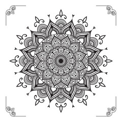 Creative, Modern, Abstract and Professional Luxury Ornamental Mandala Background Design or Pattern Design Vector