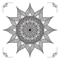 Creative, Modern, Abstract and Professional Luxury Ornamental Mandala Background Design or Pattern Design Vector