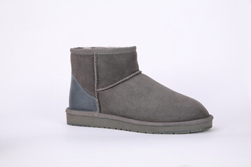 grey winter boots