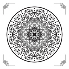 Creative, Modern, Abstract and Professional Luxury Ornamental Mandala Background Design or Pattern Design Vector