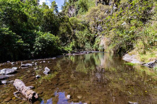 Santa Clara River In Rumiñahui Canton