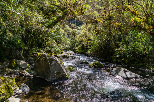 Santa Clara River In Rumiñahui Canton