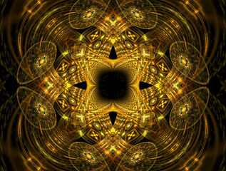 Imaginatory fractal abstract background Image