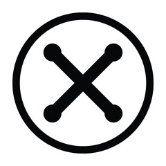 Alert, attention, death, error, poison, unavailable icon