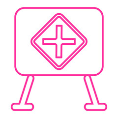 Dangerous icon isolated vector illustration on white background vector icons
