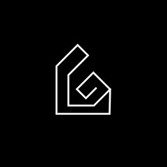simple tech letter g modern logo design template